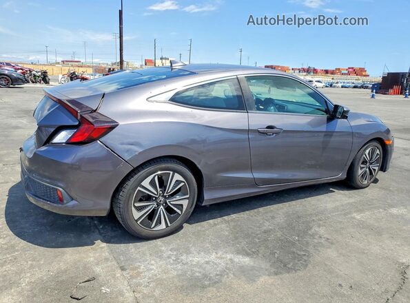 2HGFC3B38HH358384 2017 HONDA CIVIC Серый Задняя правая четверть