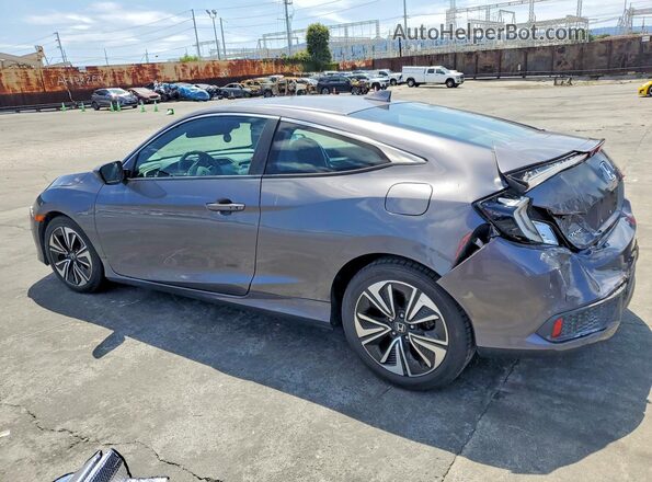 2HGFC3B38HH358384 2017 HONDA CIVIC Серый Задняя левая четверть