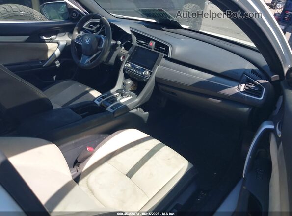 2HGFC3B39GH354598 2016 HONDA CIVIC White Front interior view