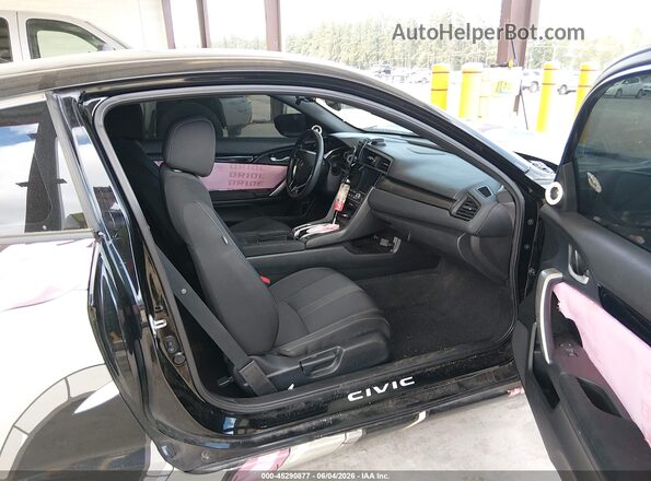 2HGFC3B39LH351663 2020 HONDA CIVIC Черный Вид салона спереди