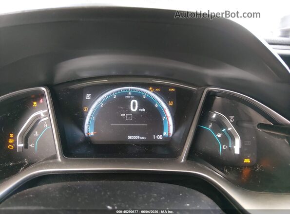 2HGFC3B39LH351663 2020 HONDA CIVIC Черный Вид задних сидений