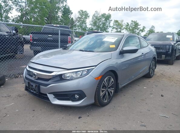 2HGFC3B71GH355439 2016 HONDA CIVIC Silver წინა მარცხენა ხედი სამი მეოთხედიდან