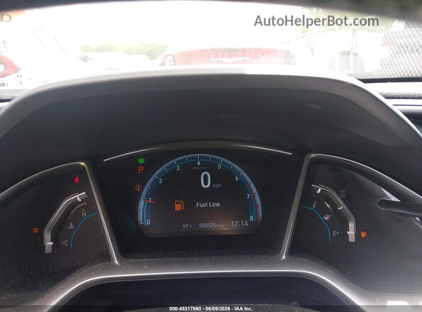 2HGFC3B71GH355439 2016 HONDA CIVIC Silver უკანა სავარძლების ხედი