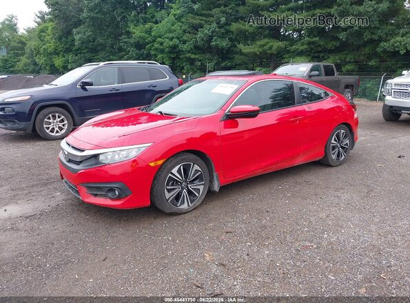 2HGFC3B71HH357936 2017 HONDA CIVIC Red Vista tres cuartos delantera izquierda