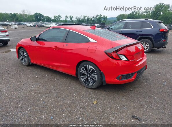2HGFC3B71HH357936 2017 HONDA CIVIC Red Trasero izquierdo
