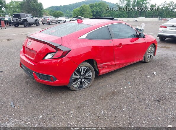 2HGFC3B71HH357936 2017 HONDA CIVIC Red Trasero derecho