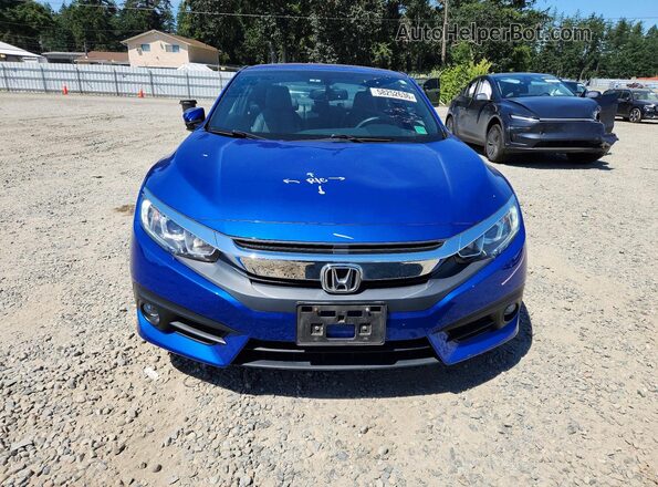 2HGFC3B71HH360836 2017 HONDA CIVIC Blue Вид спереду