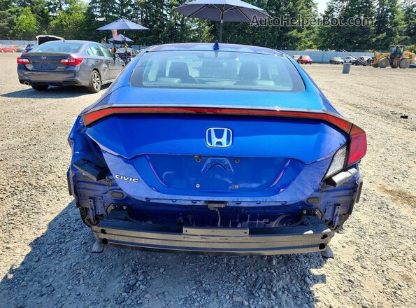 2HGFC3B71HH360836 2017 HONDA CIVIC Blue Вид ззаду