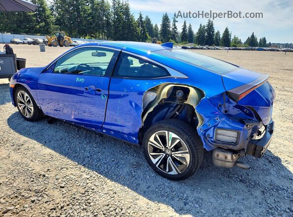 2HGFC3B71HH360836 2017 HONDA CIVIC Blue Задня ліва чверть