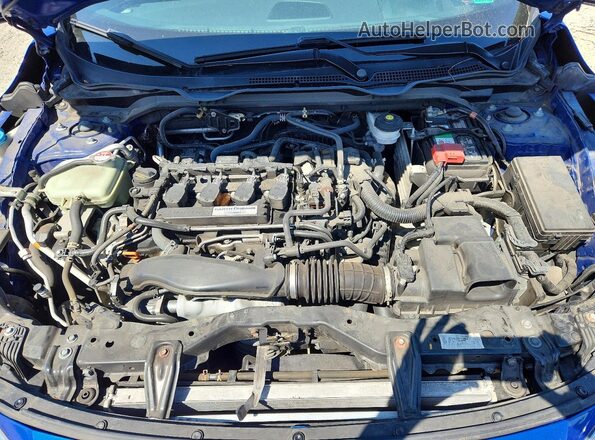 2HGFC3B71HH360836 2017 HONDA CIVIC Blue Вид задньої частини салону