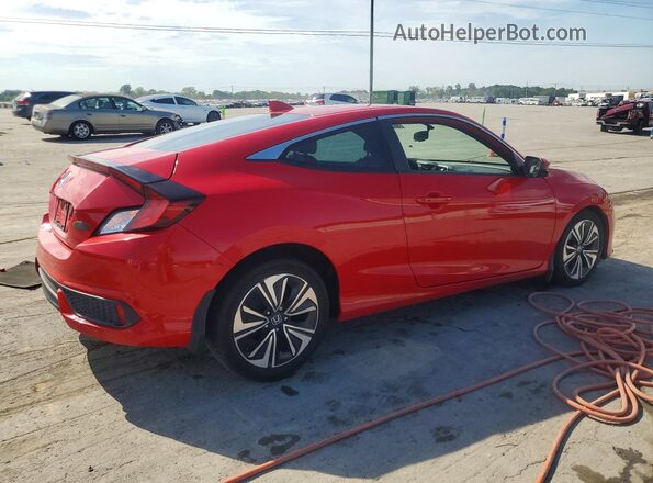 2HGFC3B72HH350655 2017 HONDA CIVIC Red Задня права чверть