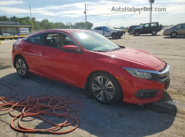 2HGFC3B72HH350655 2017 HONDA CIVIC Red Передня права чверть