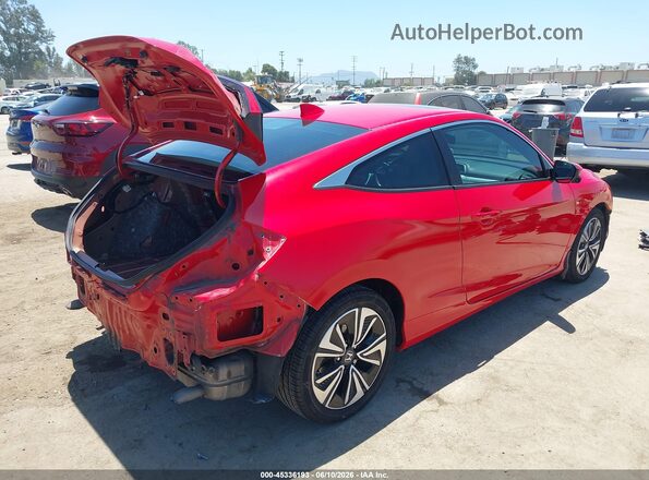 2HGFC3B77GH352819 2016 HONDA CIVIC Red Trasero derecho
