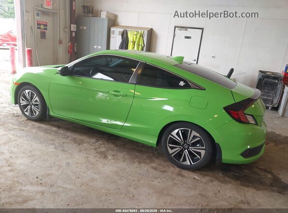 2HGFC3B77HH359108 2017 HONDA CIVIC Green Trasero izquierdo