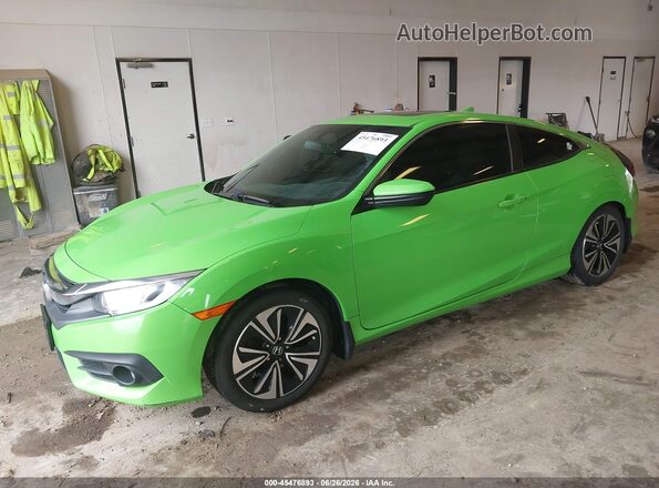 2HGFC3B77HH359108 2017 HONDA CIVIC Green Vista tres cuartos delantera izquierda