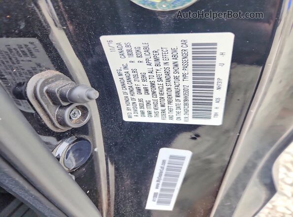 2HGFC3B78HH353012 2017 HONDA CIVIC Black 