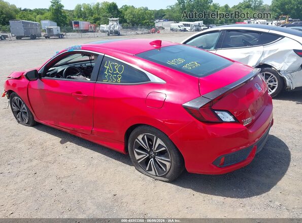 2HGFC3B79HH357828 2017 HONDA CIVIC Red Rear left