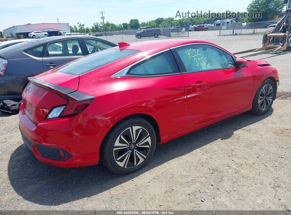 2HGFC3B79HH357828 2017 HONDA CIVIC Red Rear right