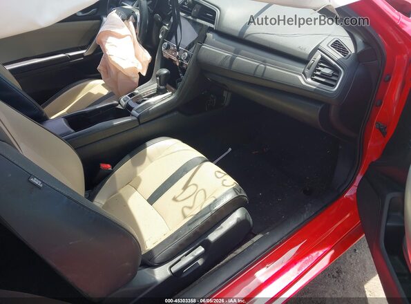 2HGFC3B79HH357828 2017 HONDA CIVIC Red Front interior view