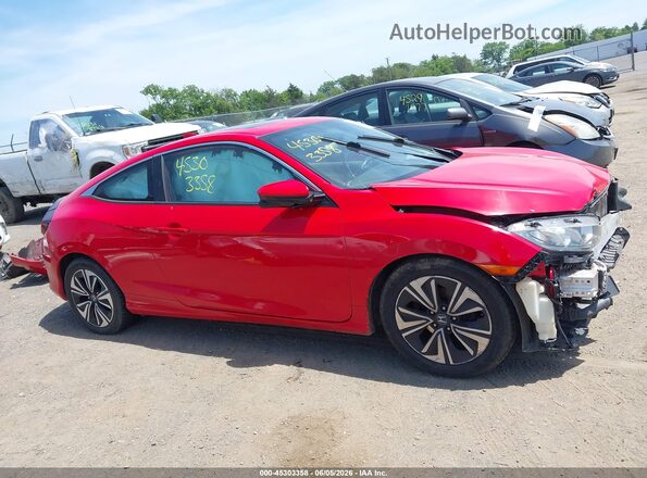 2HGFC3B79HH357828 2017 HONDA CIVIC Red 360 interior view