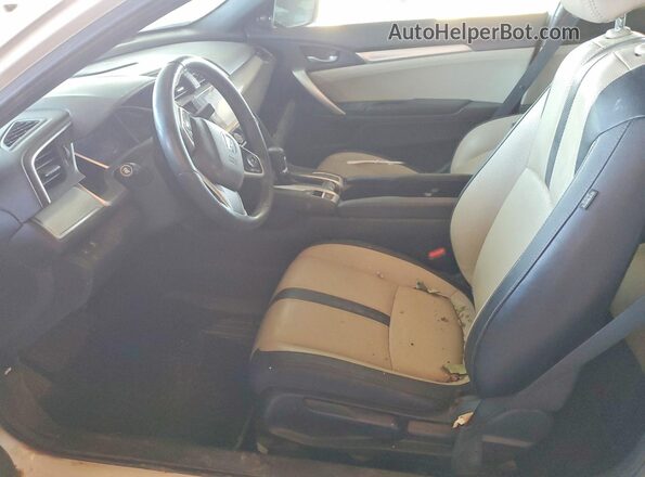 2HGFC3B92HH354402 2017 HONDA CIVIC White Вид салону спереду