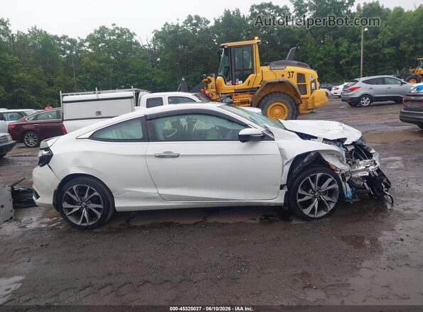 2HGFC3B93KH355971 2019 HONDA CIVIC Белый Вид щитка приборов