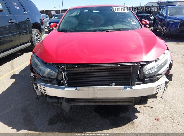 2HGFC3B94JH356710 2018 HONDA CIVIC Red Вид спереду