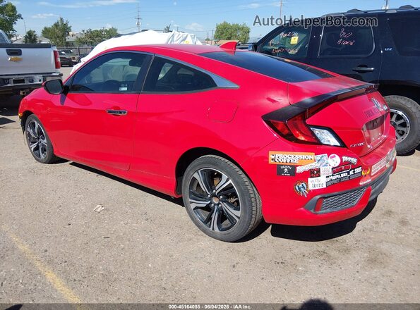 2HGFC3B94JH356710 2018 HONDA CIVIC Red Задня ліва чверть