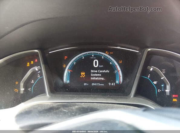 2HGFC3B94JH356710 2018 HONDA CIVIC Red Вид задніх сидінь