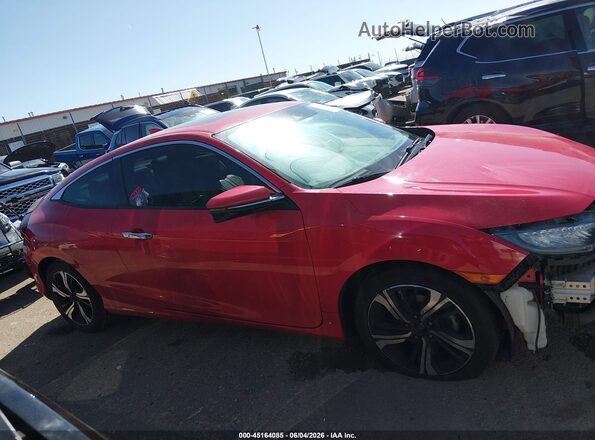 2HGFC3B94JH356710 2018 HONDA CIVIC Red Панорамний вид салону 360°