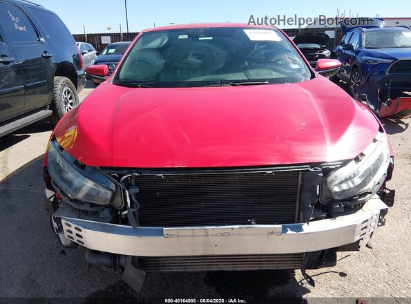 2HGFC3B94JH356710 2018 HONDA CIVIC Red Вид задньої частини салону