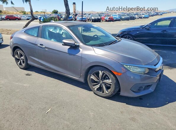 2HGFC3B95HH356371 2017 HONDA CIVIC Угольный Передняя правая четверть