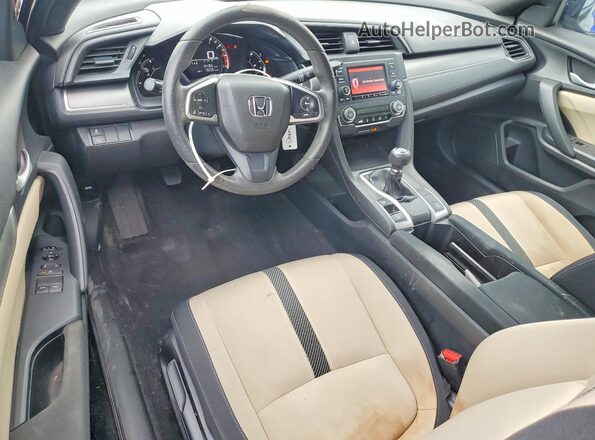 2HGFC4A57GH312908 2016 HONDA CIVIC Black წინა პანელის ხედი
