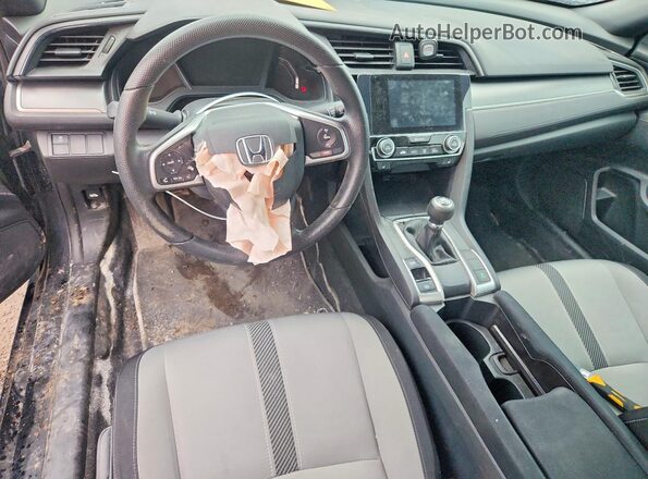 2HGFC4A58HH400366 2017 HONDA CIVIC Black Առջևի վահանակի տեսք