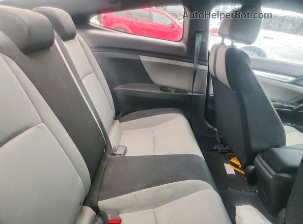 2HGFC4A58HH400366 2017 HONDA CIVIC Black Հետևի նստատեղերի տեսք