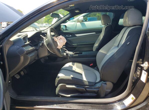 2HGFC4A5XGH309808 2016 HONDA CIVIC Black წინა სალონის ხედი