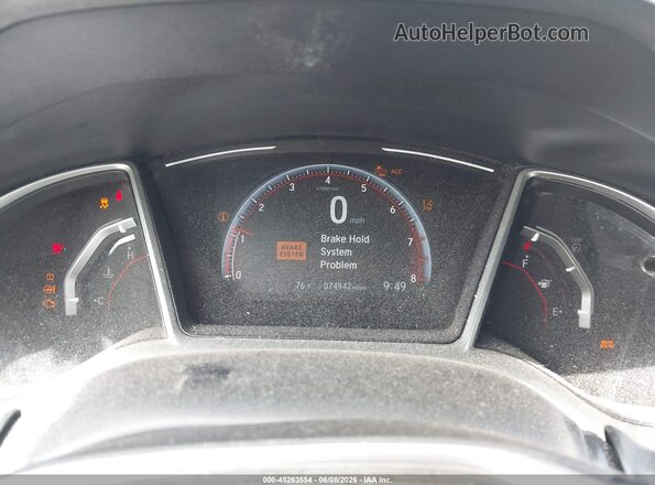 2HGFC4A88LH301095 2020 HONDA CIVIC Blue Հետևի նստատեղերի տեսք