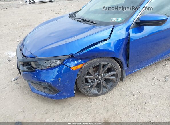 2HGFC4A88LH301095 2020 HONDA CIVIC Blue Դիմացի տեսք