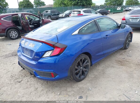 2HGFC4A88LH301095 2020 HONDA CIVIC Blue Հետևի աջ