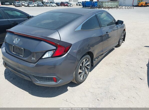 2HGFC4B00GH300327 2016 HONDA CIVIC Gray Задня права чверть