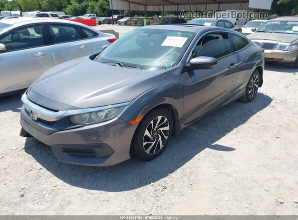 2HGFC4B00GH300327 2016 HONDA CIVIC Gray Передня ліва чверть