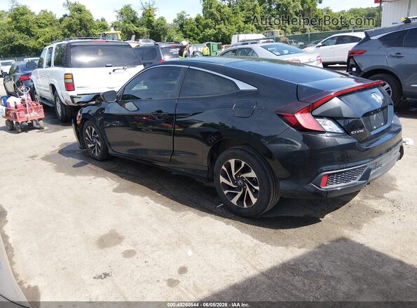 2HGFC4B00HH305674 2017 HONDA CIVIC Black Trasero izquierdo