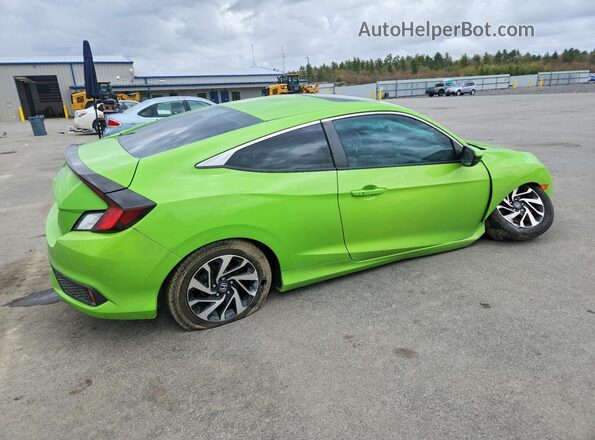 2HGFC4B00HH306386 2017 HONDA CIVIC Зеленый Задняя левая четверть
