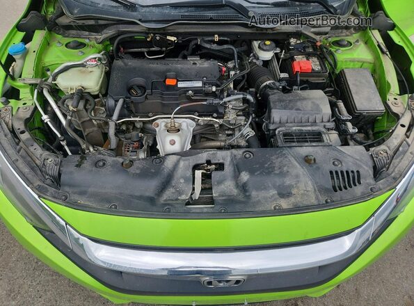 2HGFC4B00HH306386 2017 HONDA CIVIC Зеленый Вид задних сидений