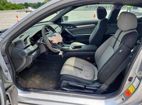 2HGFC4B00HH310843 2017 HONDA CIVIC Серебряный Вид салона спереди