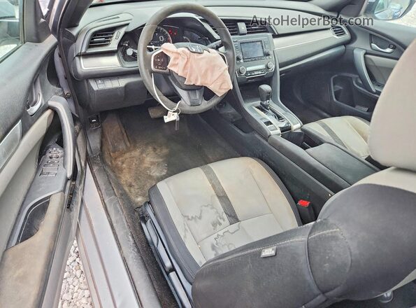 2HGFC4B00HH310843 2017 HONDA CIVIC Серебряный Вид панели приборов