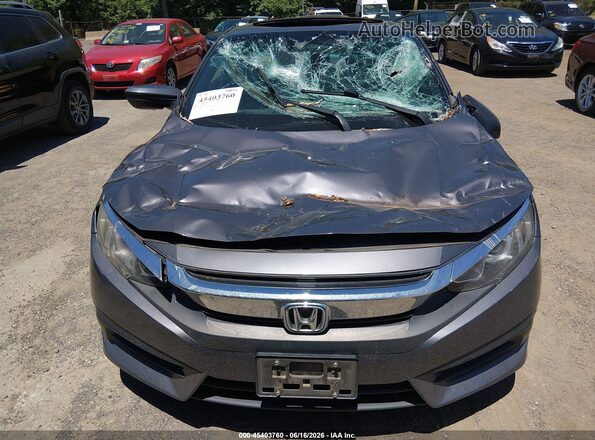 2HGFC4B01GH311675 2016 HONDA CIVIC Gray ხელსაწყოთა პანელის ხედი