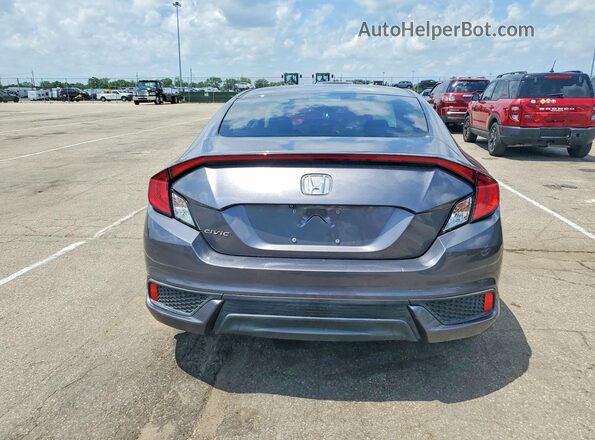 2HGFC4B01GH315015 2016 HONDA CIVIC Charcoal Vista trasera