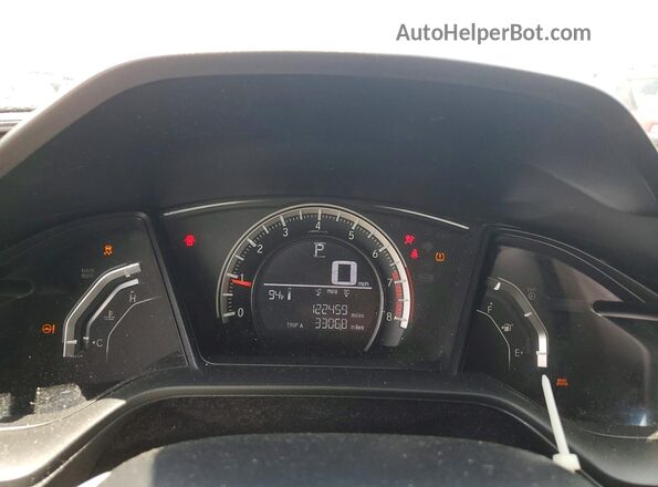 2HGFC4B01GH315015 2016 HONDA CIVIC Charcoal Vista del cuadro de instrumentos
