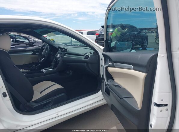 2HGFC4B01HH306123 2017 HONDA CIVIC White წინა სალონის ხედი